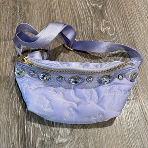 Stoney Clover Lane Disney Purple Princess jeweled Belt Bag